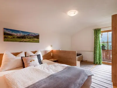 Ein Bett oder Betten in einem Zimmer der Unterkunft Hofbauer