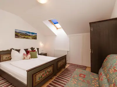 Ein Bett oder Betten in einem Zimmer der Unterkunft Hofbauer
