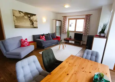 Ein Sitzbereich in der Unterkunft Appartement 