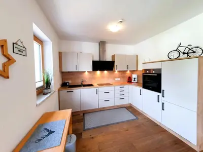 Küche/Küchenzeile in der Unterkunft Appartement 