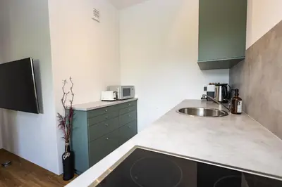 Küche/Küchenzeile in der Unterkunft Apartment Alpbachtraum