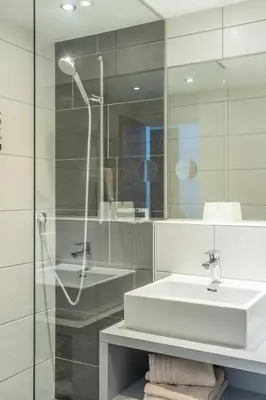 Ein Badezimmer in der Unterkunft Ferienclub Bellevue am See