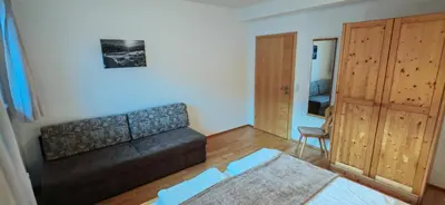 Ein Bett oder Betten in einem Zimmer der Unterkunft Oberstockachhof