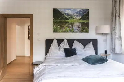 Ein Bett oder Betten in einem Zimmer der Unterkunft Appartement Monika