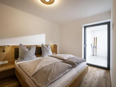 Ein Bett oder Betten in einem Zimmer der Unterkunft Bachgeflüster