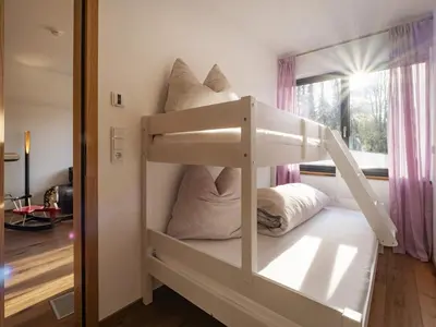 Ein Bett oder Betten in einem Zimmer der Unterkunft Bachgeflüster