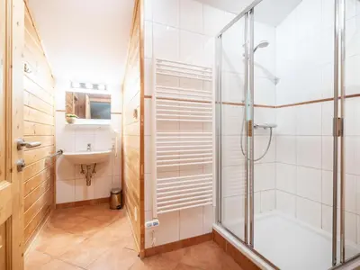 Ein Badezimmer in der Unterkunft Windau