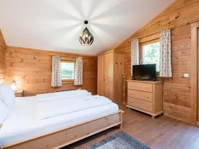 Ein Bett oder Betten in einem Zimmer der Unterkunft Seebach