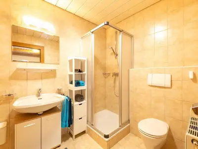 Ein Badezimmer in der Unterkunft Apartment Mayrhofen near Horbergbahn