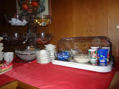 Essen im Privatzimmer oder in der Nähe