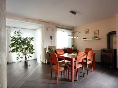 Küche/Küchenzeile in der Unterkunft Ferienhaus Gartentraum