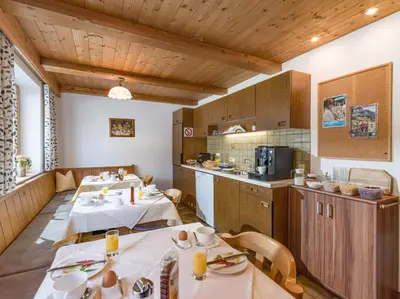 Küche/Küchenzeile in der Unterkunft Gästehaus Geisler