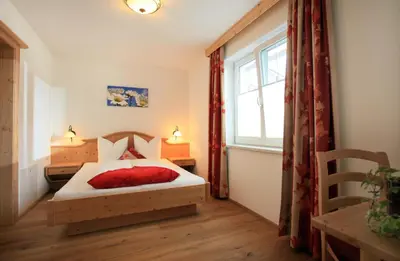 Ein Bett oder Betten in einem Zimmer der Unterkunft Appartements Hinterlechnerhof