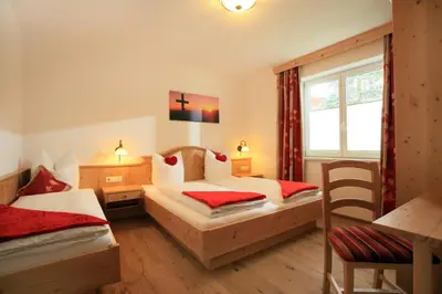 Ein Bett oder Betten in einem Zimmer der Unterkunft Appartements Hinterlechnerhof