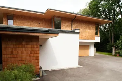 Das Gebäude in dem sich die Ferienwohnung befindet