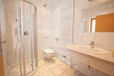 Ein Badezimmer in der Unterkunft Chalet Hochkrimml 141