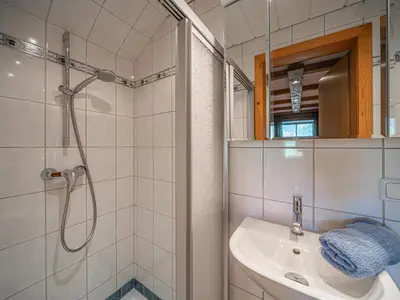 Ein Badezimmer in der Unterkunft Hilde 1