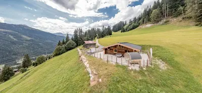 Naturlandschaft in der Nähe des Chalets