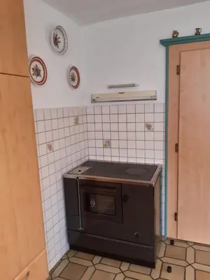 Küche/Küchenzeile in der Unterkunft Ferienwohnung Haus Bergfrieden
