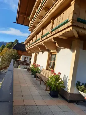 Das Gebäude in dem sich die Ferienwohnung befindet