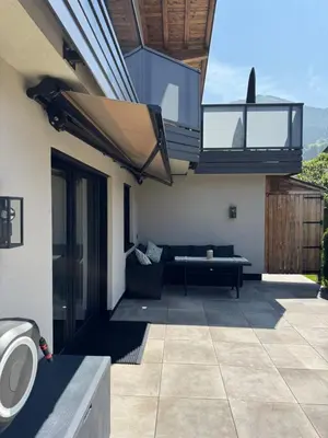 Ein Balkon oder eine Terrasse in der Unterkunft Appartement Edelschwarz