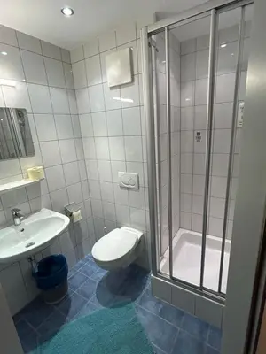 Ein Badezimmer in der Unterkunft Gasthof Wildschönauer Bahnhof