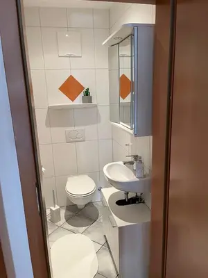 Ein Badezimmer in der Unterkunft Ferienwohnung Victoria