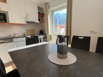 Küche/Küchenzeile in der Unterkunft Ferienwohnung Victoria