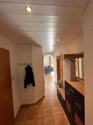 Küche/Küchenzeile in der Unterkunft Ferienwohnung Victoria