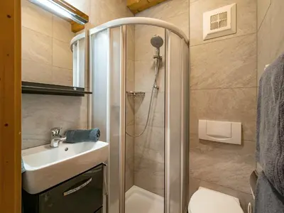 Ein Badezimmer in der Unterkunft Ferienwohnungen Mitterer
