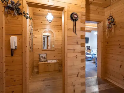 Ein Badezimmer in der Unterkunft Ferienwohnungen Mitterer