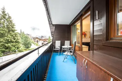 Ein Balkon oder eine Terrasse in der Unterkunft Ferienwohnung Königsleiten 25 - Top 44
