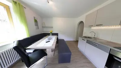 Küche/Küchenzeile in der Unterkunft Gästehaus Neuhauser