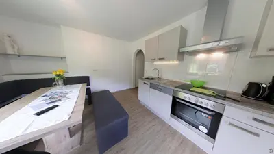 Küche/Küchenzeile in der Unterkunft Gästehaus Neuhauser