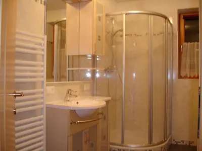 Ein Badezimmer in der Unterkunft Haus Gföller