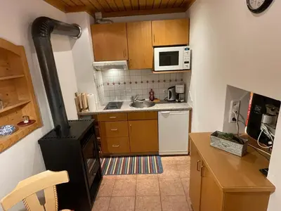 Küche/Küchenzeile in der Unterkunft Appartement Brandner