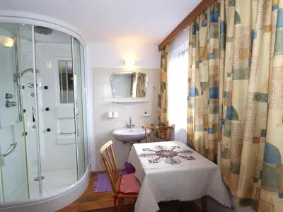 Ein Badezimmer in der Unterkunft Fiechterhof