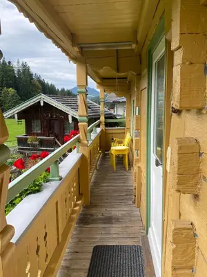 Ein Balkon oder eine Terrasse in der Unterkunft Haus Gaberhel