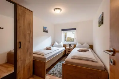 Ein Bett oder Betten in einem Zimmer der Unterkunft Haus Gaberhel