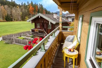 Ein Garten an der Unterkunft Haus Gaberhel