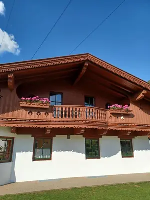 Ein Balkon oder eine Terrasse in der Unterkunft Fewo Christina