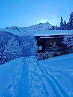 Haus Wurzenrainer im Winter