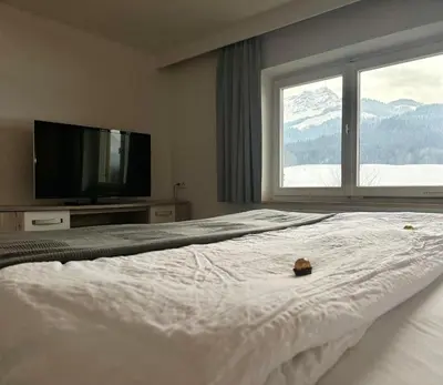 Ein Bett oder Betten in einem Zimmer der Unterkunft Haus Wurzenrainer