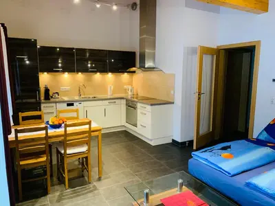 Küche/Küchenzeile in der Unterkunft Appartement inkl Gästekarte