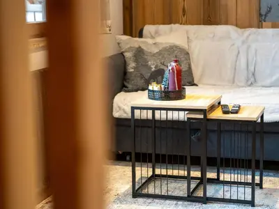 Ein Sitzbereich in der Unterkunft Apartment in Sulzau near Wildkogel Ski Arena