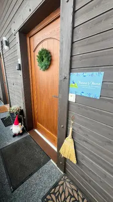 Ein Sitzbereich in der Unterkunft Hanna's Home