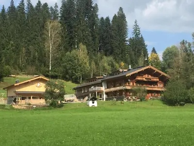 Naturlandschaft in der Nähe des Bauernhofs