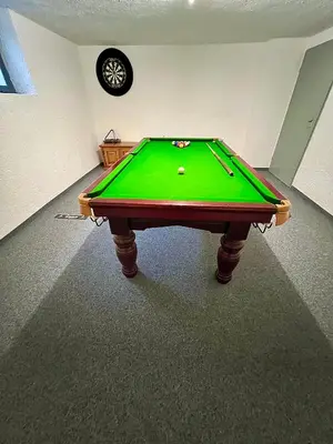 Ein Billardtisch in der Unterkunft Chalet Panoramablick