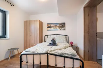 Ein Bett oder Betten in einem Zimmer der Unterkunft Mountain Chalet