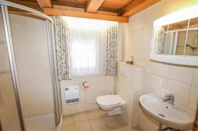 Ein Badezimmer in der Unterkunft Ferienwohnung Königsleiten 251 - Top OG
